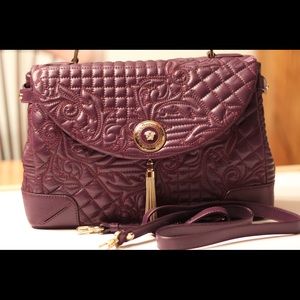 Versace Barocco Embroidered Altea Vanitas Bag